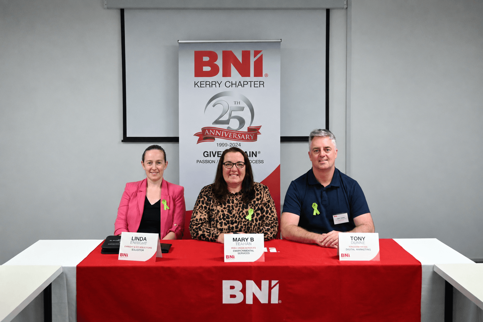 BNI Kerry Chapter Leadership Team 2025-2026 BNI Kerry Chapter Leadership Team 2025-2026